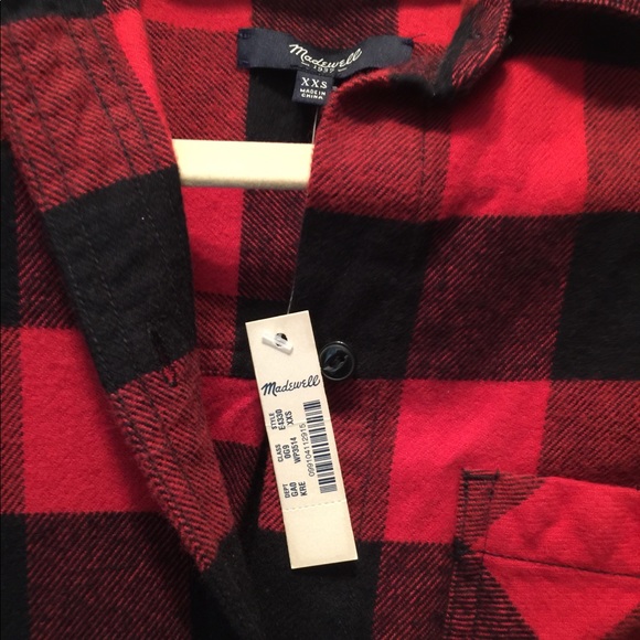 Madewell Flannel Exboyfriend Shirt Buffalo Check - Picture 2 of 2